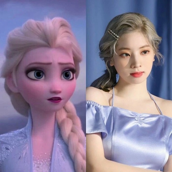 Dahyun Twice, nữ chính Frozen ngoài đời thực, Twice, Frozen, Frozen 2, Dahyun, Twice Dahyun, Nữ hoàng băng giá