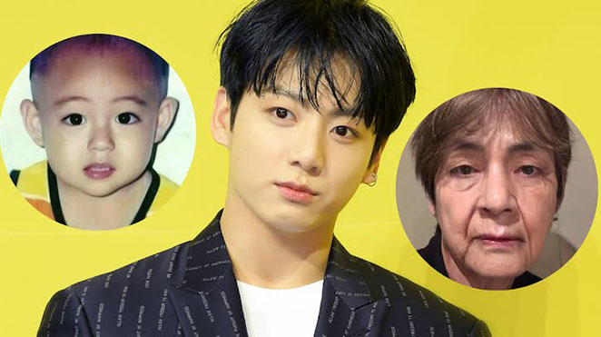 Ảnh V BTS 5 và 70 tuổi, Jungkook ‘crush’ chân dung nào?