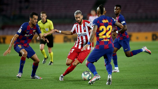 ket qua bong da, kết quả bóng đá Tây Ban Nha La Liga, Barcelona 2-2 Atletico, Barcelona, Atletico, Messi, bảng xếp hạng bóng đá Tây Ban Nha, BXH Liga, bong da hom nay