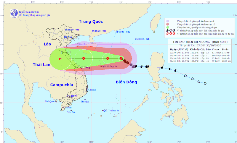 Bão số 8, Bao so 8, Tin bão mới nhất, Bão vào đất liền, Bão số 8 gây mưa dông, tin bão số 8, bão số 8 mạnh cấp 6, giật cấp 8, biển động, bão số 8 đổ bộ, bão số 8 suy yếu