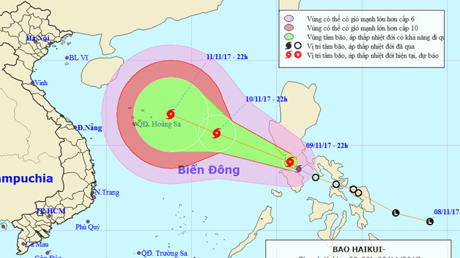 Dự báo thời tiết: Từ nay đến cuối năm vẫn có 1-3 cơn bão ảnh hưởng trực tiếp đến đất liền nước ta