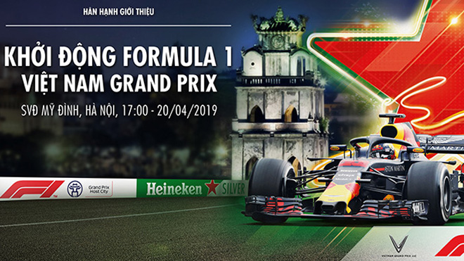 Khởi động F1 Việt Nam Grand Prix tại SVĐ Quốc gia Mỹ Đình ngày 20/4