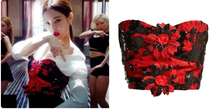 Váy đỏ Jennie BlackPink Solo sang chảnh Ảnh thật cuối  Shopee Việt Nam