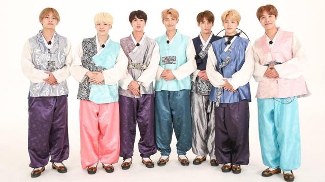 BTS, tự hào của Hàn Quốc, kho báu quốc gia, hanbok,BTS 2020