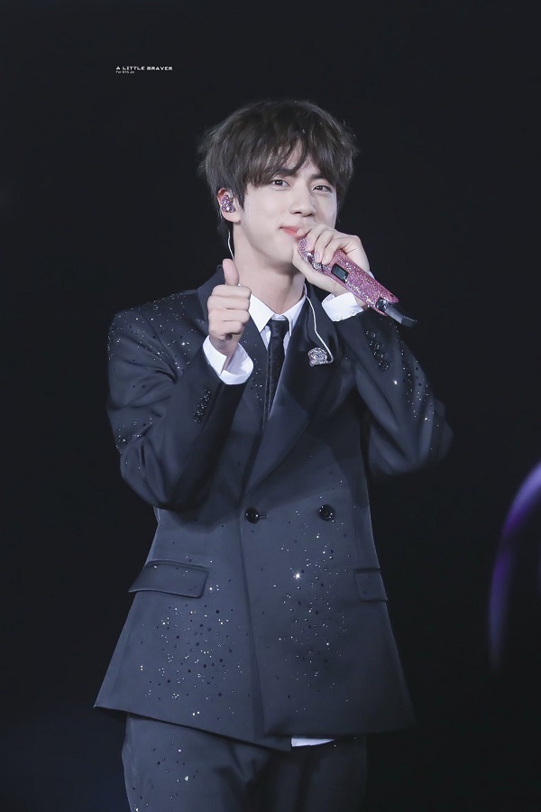 BTS, Jin, Jin và màu hồng, bts 2020, jin pink hair, anh cả bts, worldwide handsome 