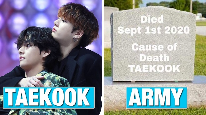 ARMY ngây ngất trước màn tình tứ của bộ đôi V và Jungkook BTS ngay trên Vlive