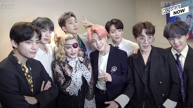 BTS, BTS bị chê bai, BTS madonna, Bts báo chí quốc tế hạ bệ, BTS không nổi tiếng, Taylor Swift, Halsey, jonas brothers, BTS 2020, BTS tại BBMA 2019, New York Times BTS