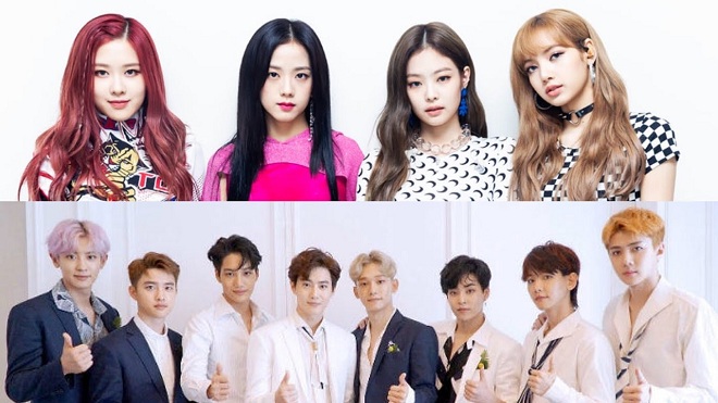 Blackpink, EXO, Jennie, Jisoo, Lisa, Rosé, Sehun, Suho, Chanyeol, Lay, Blackpink EXO, Blackpink quảng bá, Blackpinkd đại diện thương hiệu, Blackpink 2020, Blackpink ảnh