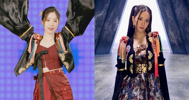 Blackpink, Jisoo, Twice, đạo nhái trang phục, Twice đạo nhái Blackpink, Kpop, MV Kpop, Blackpink how you like that, Twice stick to me, Dahyun, Chaeyoung 