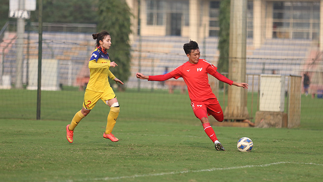 Giao hữu: Tuyển nữ Việt Nam thua trắng U15 PVF