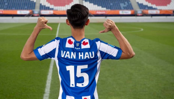 Văn Hậu, Đoàn Văn Hậu, Văn Hậu ra mắt CLB Heerenveen, văn hậu mặc áo 15, Heerenveen, Hà Lan, Van Hau, Hà Nội, bóng đá Việt Nam, lịch thi đấu bóng đá hôm nay, bong da