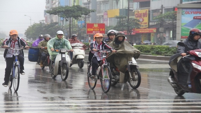 Thời tiết đêm 3 và ngày 4/3: Bắc Bộ có mưa rào và dông, đề phòng lốc, sét và gió giật mạnh