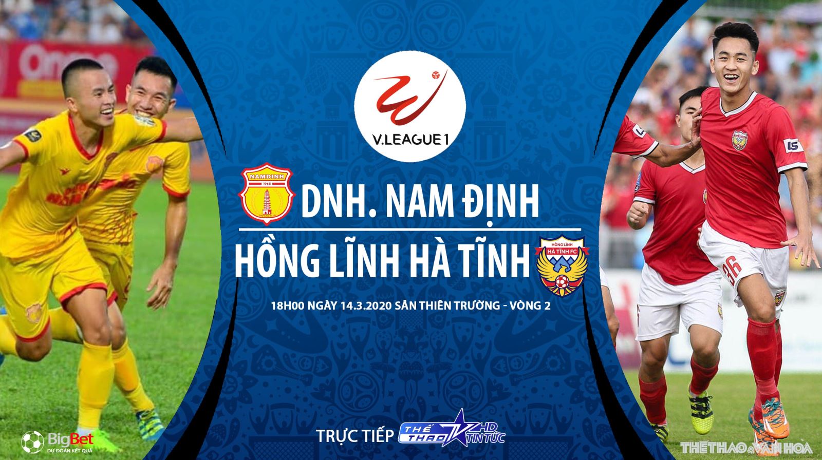 Soi kèo nhà cái Nam Định vs Hà Tĩnh. TTTT HD trực tiếp vòng 2 V League