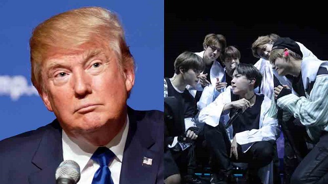 Cư dân mạng quan tâm tới BTS hơn Tổng thống Mỹ Donald Trump gấp nhiều lần