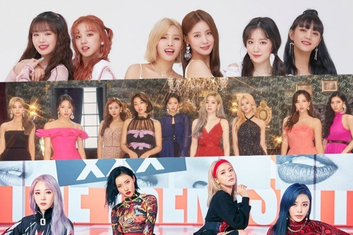 Blackpink, BXH nhóm nhạc nữ, Blackpink còn thua chị kém em, (G)i-dle, Twice, Mamamoo, Blackpink, Red Velvet