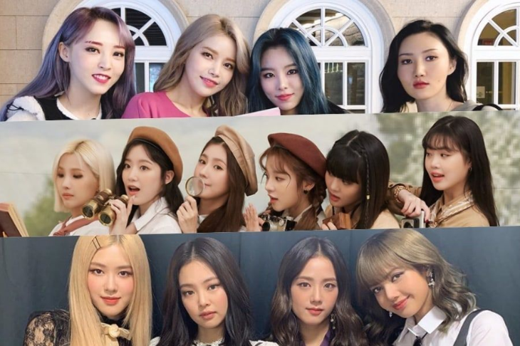 Blackpink, Twice, BXH nhóm nhạc nữ tháng 12, BXH Thương hiệu, Mamamoo, (G)i-dle