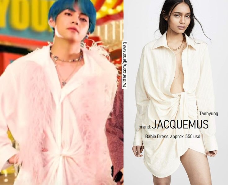 V BTS, Thời trang của V (BTS), V BTS mặc sành điều, V diện váy đỏ, MV Boy With Luv