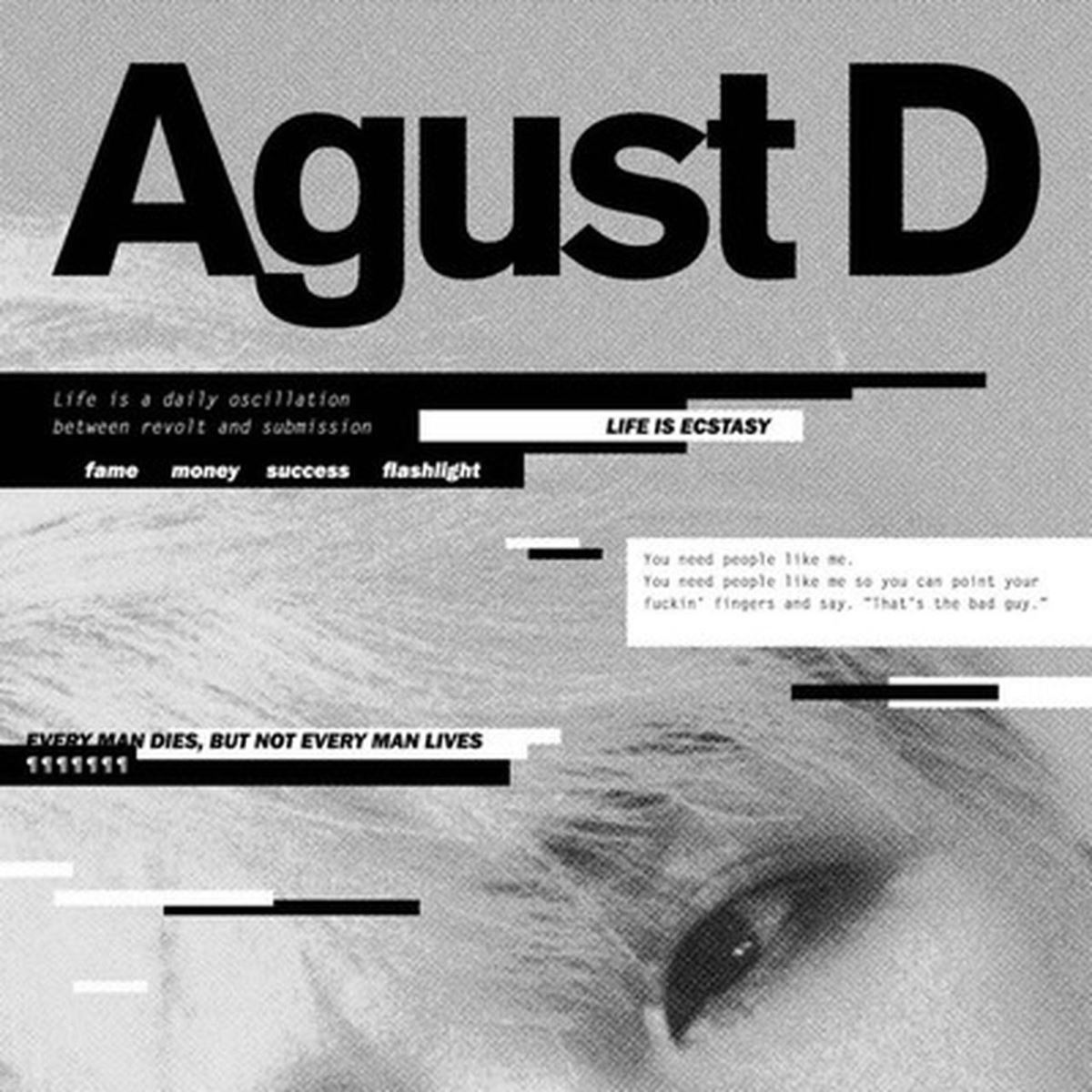 Suga BTS, Suga BTS cực quái trong MV và mixtape mới, Mixtape mới của Suga, mixtape mới D-2 của Suga, rapper Agust D, sample Daechwita, a khúc mới của Suga