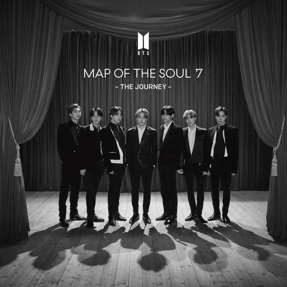 bìa Map of the soul 7 Journey, album tiếng nhật thứ tư của BTS, BTS đạo Bigbang