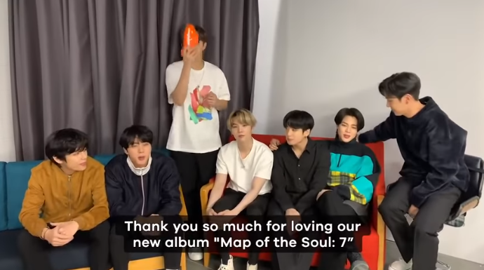 BTS nhận giải 'Nhóm nhạc được yêu thích nhất', Nickelodeon Kids’ Choice 2020, album mới Map Of the Soul: 7, Kpop, BTS, RM, Jin, Jungkook, Jimin, Suga, J-Hope, V