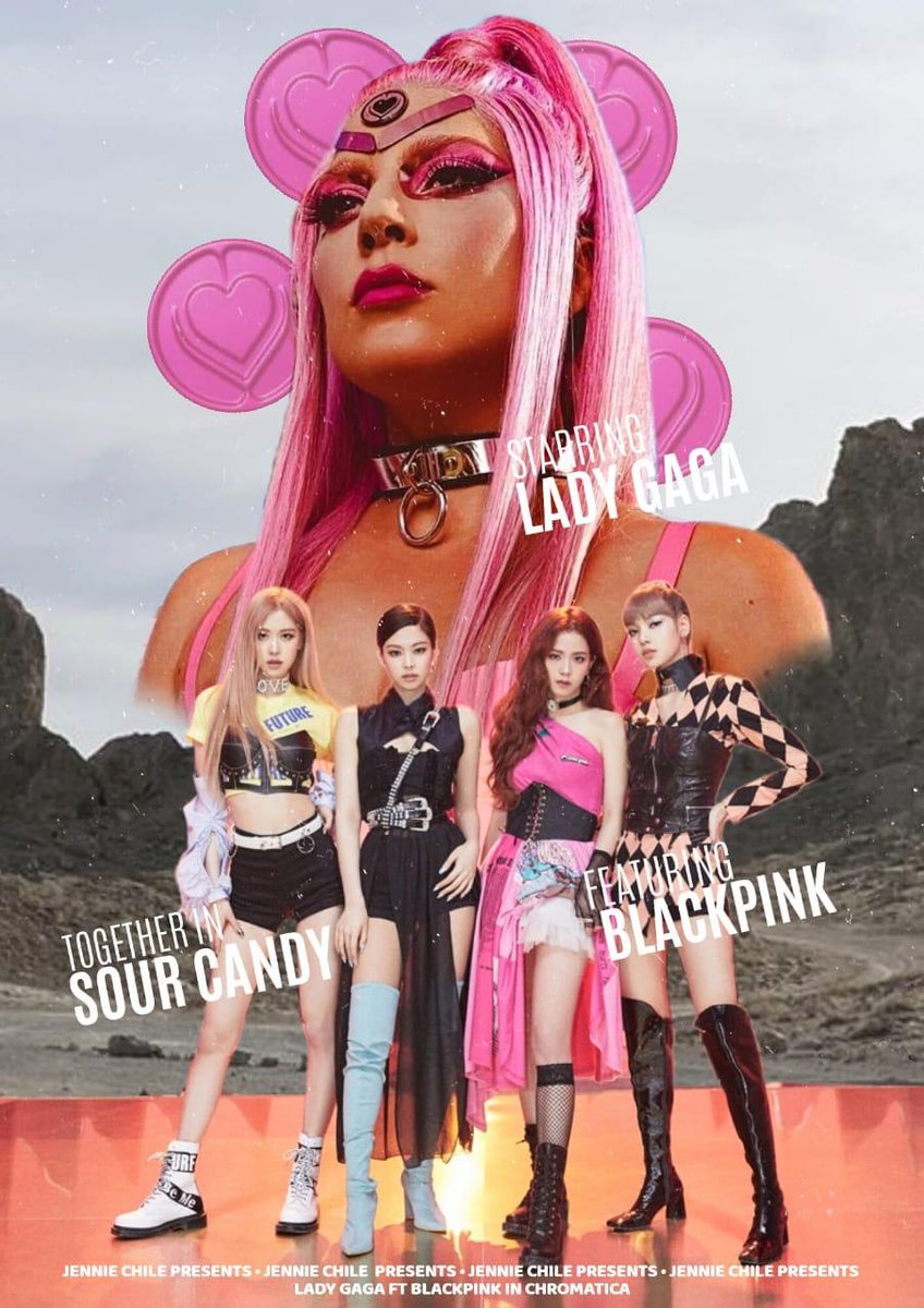 Lady Gaga, Blackpink, Sour Candy, Tung sớm Sour Candy