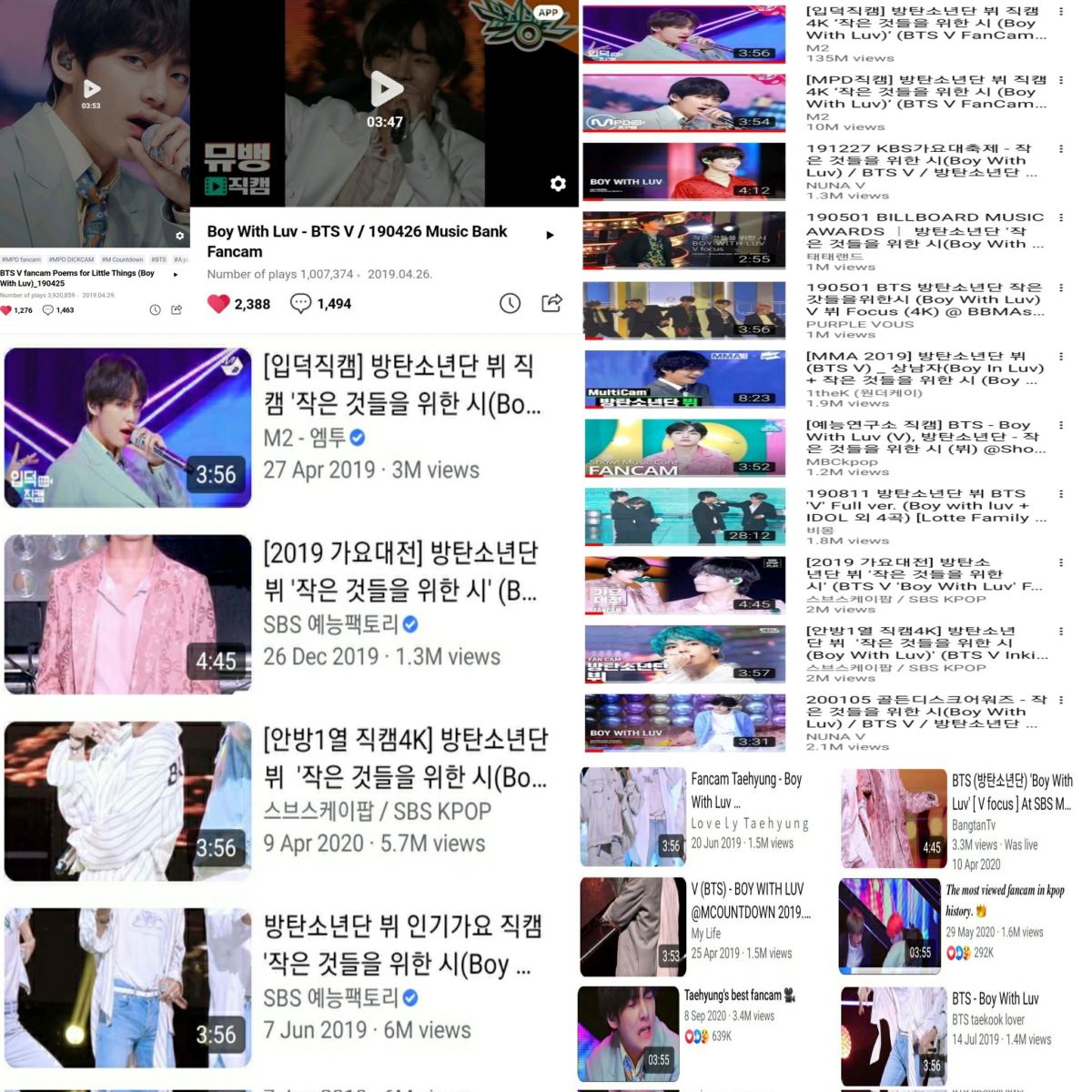 BTS, v, jin, jimin, j-hope, rm, suga, v, fancam hot nhất bts, v fancam boy with luv, Fancam hot nhất BTS, Ông hoàng fancam V BTS lập kỷ lục, V BTS đẹp phi thực, BTS V