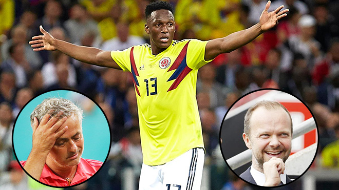 Yerry Mina đàm phán với M.U rồi gia nhập… Everton, Mourinho phát bực với Woodward