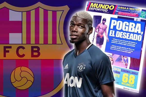 Pogba đến Barcelona, Pogba, Barca, M.U