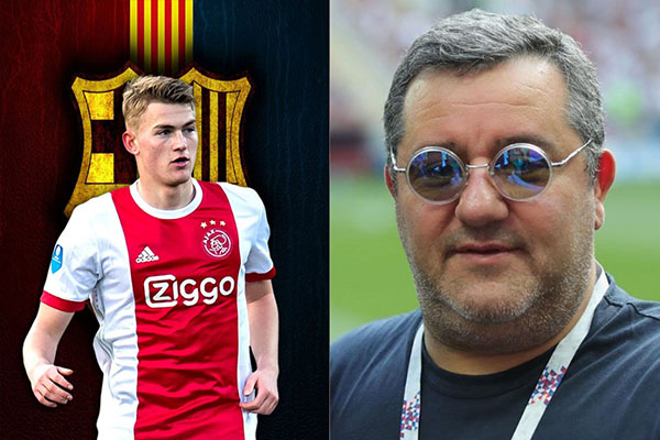 MU, chuyển nhượng MU, chuyển nhượng Man United, MU mua De Liga, De Ligt thích đến Barca, Mino Raiola, Man United, chuyển nhượng Barca, Barca, Barcelona, De Ligt, siêu cò