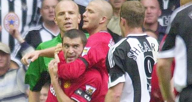 bong da, bong da hom nay, Alan Shearer vs Roy Keane, Newcastle vs MU, Thẻ đỏ, tin tuc bong da, tin tuc bong da hom nay, tin bóng đá, MU, tin bóng đá MU, tin tức bóng đá