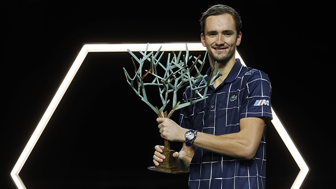  Kết thúc Paris Masters 2020: Thông điệp của Daniil Medvedev