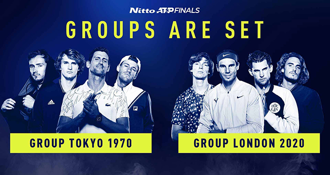 Ket qua ATP Finals 2020, Tsitsipas vs Nadal, Nadal đấu với Tsitsipas, Ket qua tennis, Rublev vs Thiem, kết quả quần vợt, Thiem đấu với Rublev, Nadal và Thiem vào bán kết