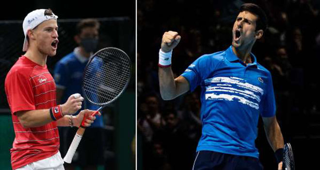 Lịch thi đấu ATP Finals 2020, Djokovic vs Schwartzman, Trực tiếp tennis, trực tiếp Djokovic vs Schwartzman, link xem trực tiếp Djokovic vs Schwartzman, K+PM, TTTV, K+PC