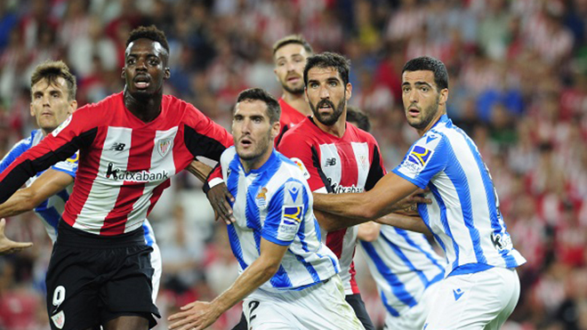 Bilbao vs Real Sociedad, trực tiếp bóng đá, lịch thi đấu bóng đá, La Liga