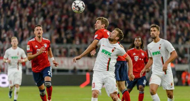 lịch thi đấu bóng đá, trực tiếp bóng đá, Augsburg vs Bayern Munich