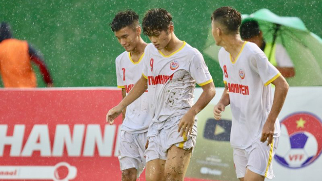 Lịch thi đấu bóng đá hôm nay. Trực tiếp U19 SLNA vs U19 Học viện Nutifood. VFF Channel