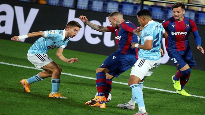 Celta Vigo vs Levante, lịch thi đấu bóng đá, trực tiếp bóng đá, La Liga, Bđtv