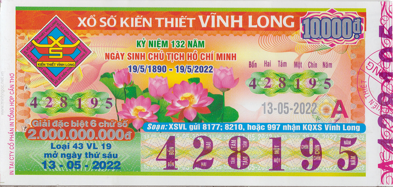 XSVL. Xổ số Vĩnh Long. XSVL 13/5. Kết quả xổ số hôm nay 13/5/2022. Xổ số Vĩnh Long ngày 13 tháng 5. XSVL hôm nay. Xo so Vinh Long, SXVL, XS VL. XSMN, SXMN, Xổ số miền Nam