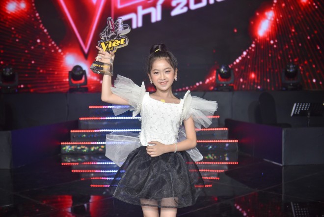 Giọng hát Việt nhí, The Voice Kids 2019, chung kết giọng hát việt nhí 2019, quán quân giọng hát việt nhí 2019, Minh Tâm, Kiều Minh Tâm, Chấn Quốc, đọc nhầm quán quân, MC Nguyên Khang