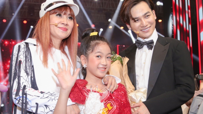 Giọng hát Việt nhí, The Voice Kids 2019, chung kết giọng hát việt nhí 2019, quán quân giọng hát việt nhí 2019, Minh Tâm, Kiều Minh Tâm, Chấn Quốc, đọc nhầm quán quân, MC Nguyên Khang