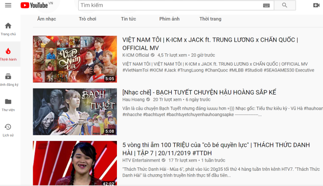 Việt Nam tôi, MV Việt Nam tôi, Jack, K-ICM và Jack, JACK, KICM, K-ICM, YouTube, bộ đôi sóng gió, em gì ơi, sóng gió, 100 triệu view, Trung Lương, Chấn Quốc, Thiên An