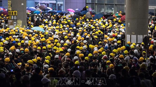 Chính quyền Hong Kong (Trung Quốc) lên án hành động phá hoại trật tự công cộng