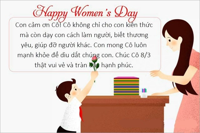 Gợi ý lời chúc 8/3/2021 ngắn gọn, ý nghĩa nhất dành cho phái nữ