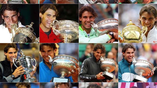 Tennis: Chiêm ngưỡng 19 khoảnh khắc vô địch Grand Slam của Nadal