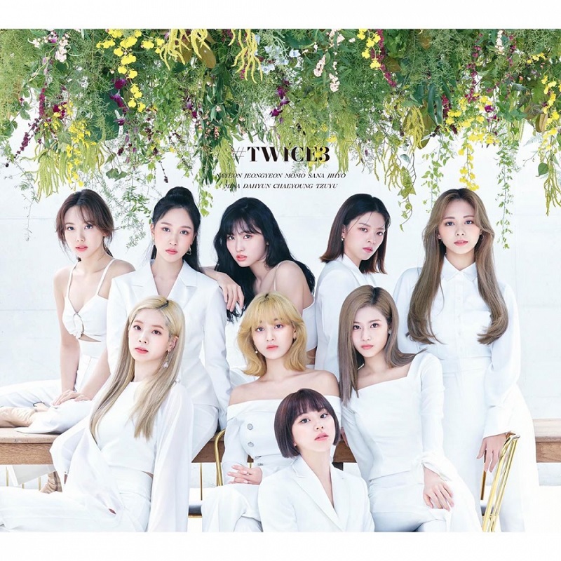 Twice, Twice xinh như nữ thần trong album Twice 3, Twice 3, album tiếng Nhật của Twice, Twice xinh đẹp, bìa album Twice 3