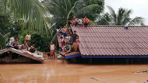 Vỡ đập thủy điện tại Lào: Ảnh hưởng không đán kể đến lũ ĐBSCL, Quân khu 5 Việt Nam tham gia cứu hộ