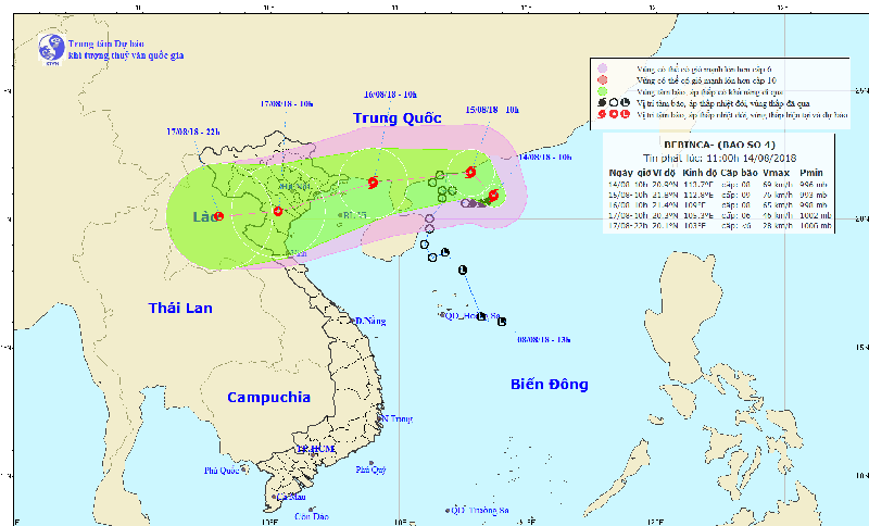 BÃO SỐ 4, TIN BÃO SỐ 4, Bão số 4 2018, Tin bão, Bão BEBINCA, Tin bão mới nhất, Áp thấp nhiệt đới, Tin áp thấp, Bão đổ bộ, Cập nhật bão số 4, Bão số 4 mạnh cấp mấy