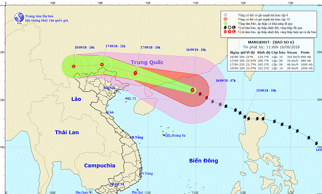 Bão số 6, Tin bão số 6, Cơn bão số 6, bão số 6 năm 2018, tin bão mới nhất, bão mới, Siêu bão Mangkhut, Bão MangKhut, tin bão khẩn cấp, tin bão, siêu bão, dự báo thời tiết