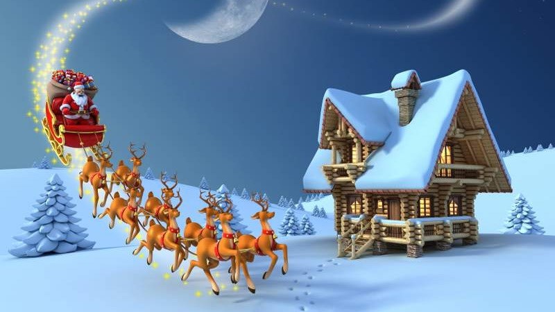 Google 'Mừng mùa lễ hội' với ông già Noel, cây thông Noel, tuần lộc, kẹo que