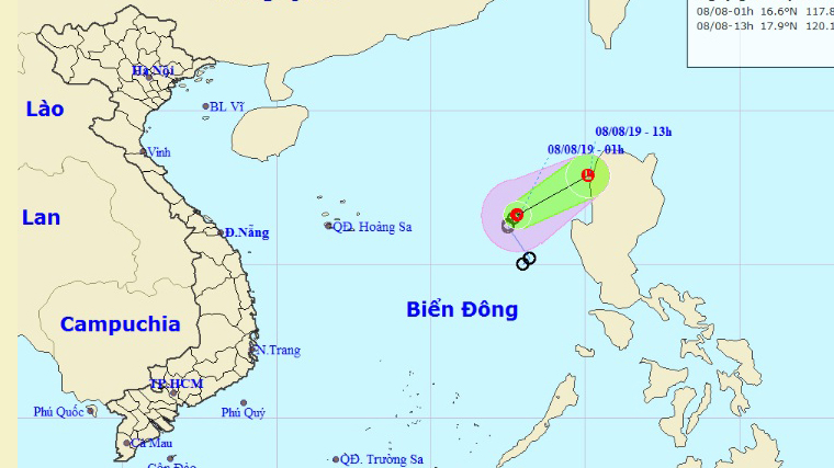 Dự báo thời tiết: Áp thấp nhiệt đới suy yếu, cả nước mưa dông